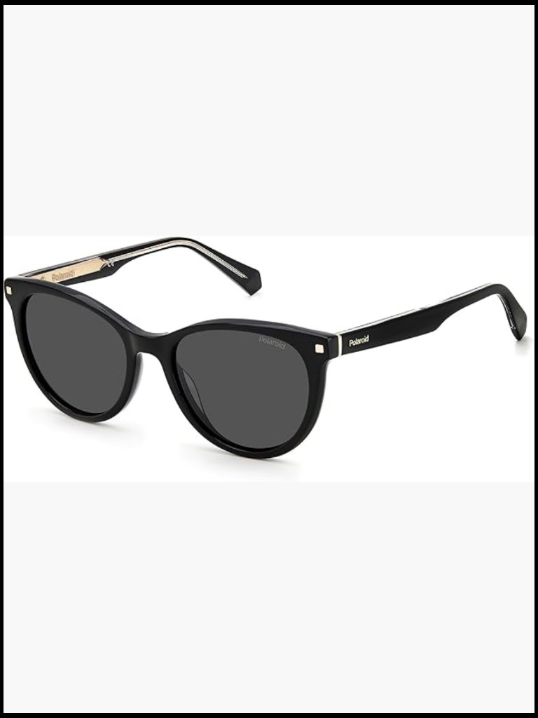 Cat Eye Sunglasses Half Frame Polarized Plastic Lens